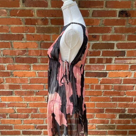 HOSS INTROPIA 100% SILK MINI DRESS Tunic Top Sheet Size 38 - Picture 4 of 9